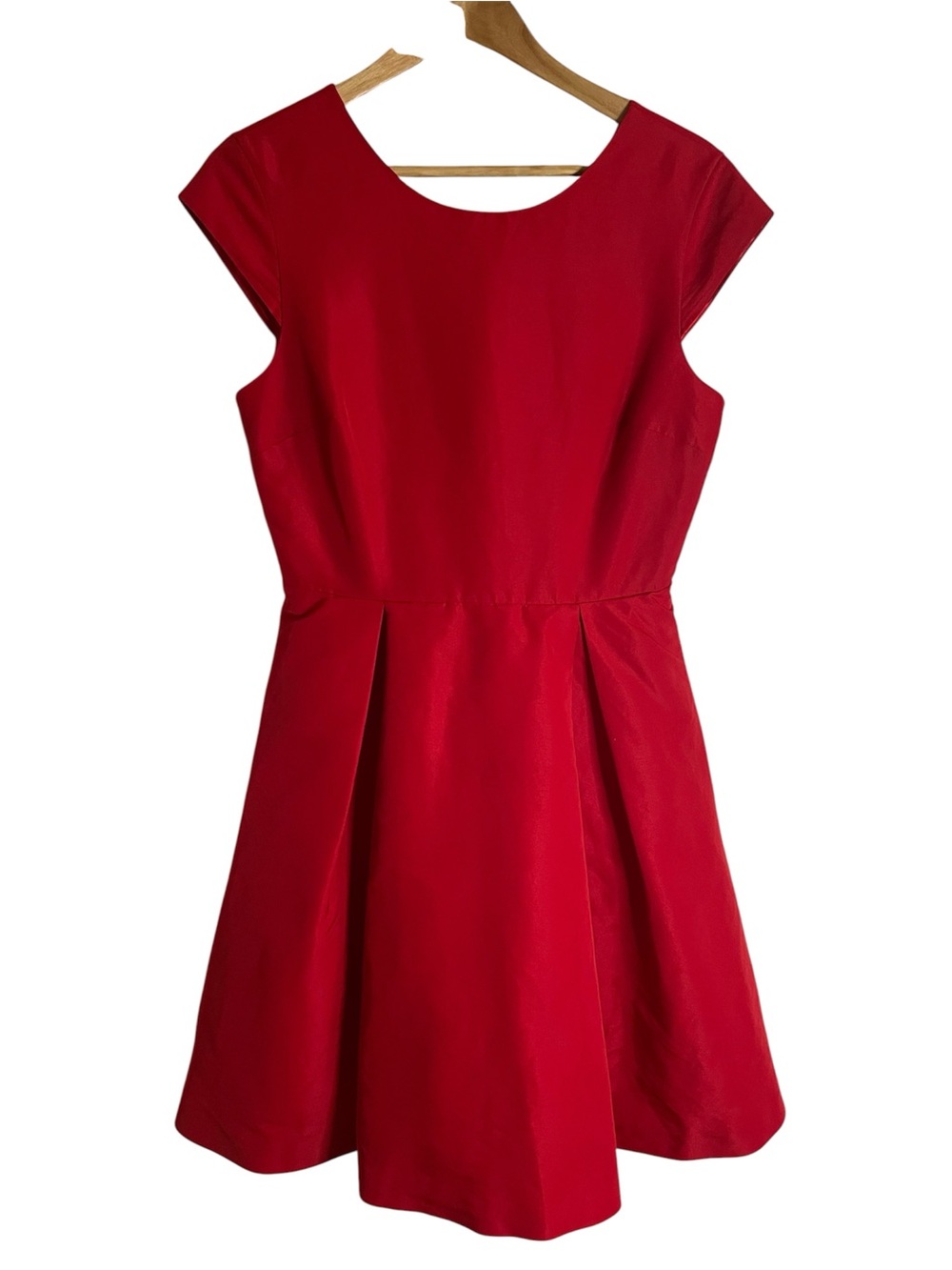 Ted Baker London Red Cap-Sleeve Fit & Flare Dress Size 3 ~ US Size 8